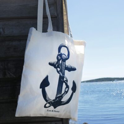Totebag Anchor Neutral 10-pack